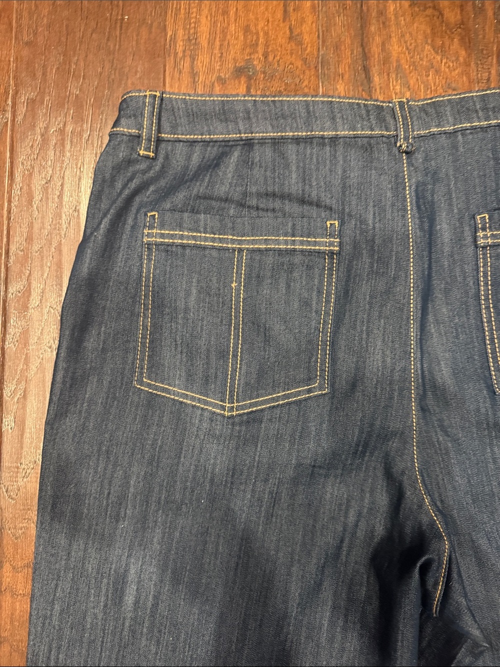 Tommy Hilfiger Dark Blue Denim Cropped Jeans - Picture 5 of 5